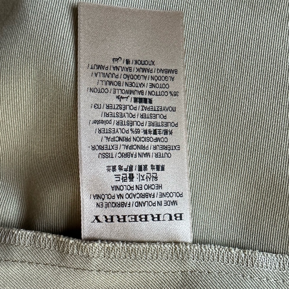 Burberry uniform Light Sage called Hunter green by Burberry A-Line Skirt size 10 - Picture 12 of 16